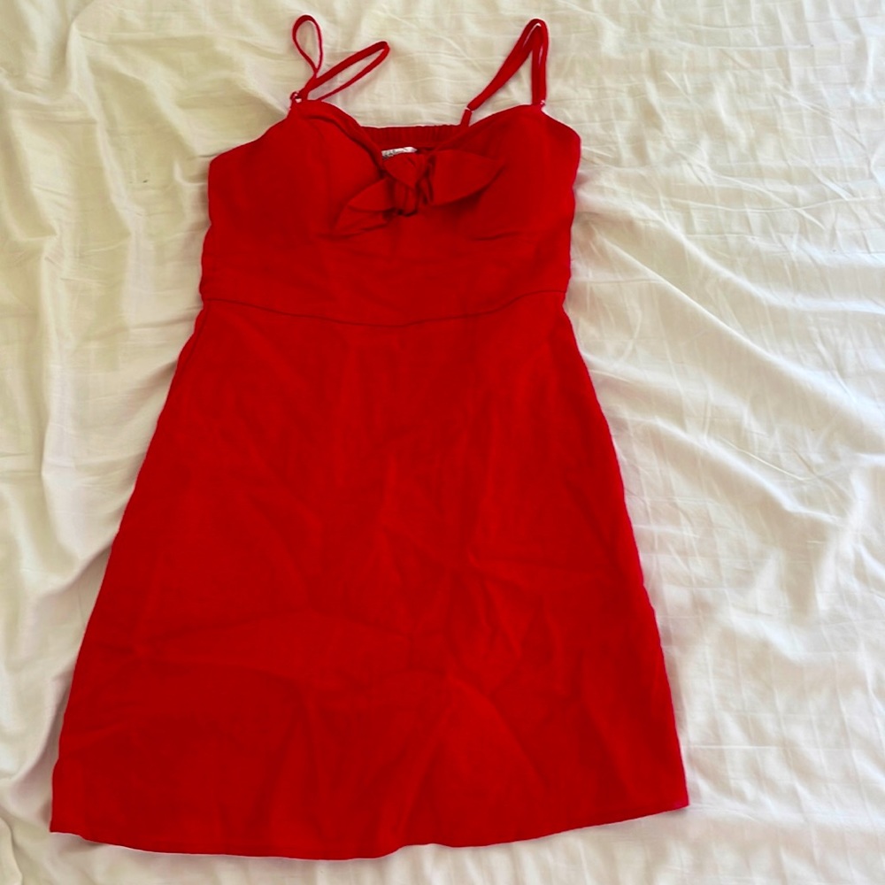 Speechless red mini dress